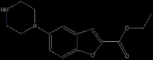 Ethyl 5-(piperazin-1-yl)benzofuran-2-carboxylate