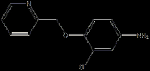 4-((pyridin-2-yl)methoxy)-3-chlorobenzenamine
