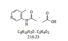 N-(4-Methyl-3-pyridinyl)acetamide, Acetate (1:1)