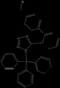 5-(4'-Bromomethyl-1,1'-biphenyl-2-yl)-1-triphenylmethyl-1H-tetrazole