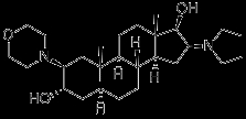 (2b 3a 5a 16b 17b)-2-(4-Morpholinyl)-16-(1-pyrrolidinyl)androstane-3 17-diol