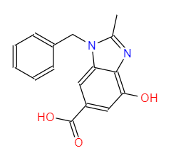 1-benzyl-4-hydroxy-2-methyl-1H-benzo[d]imidazole-6-carboxylic acid